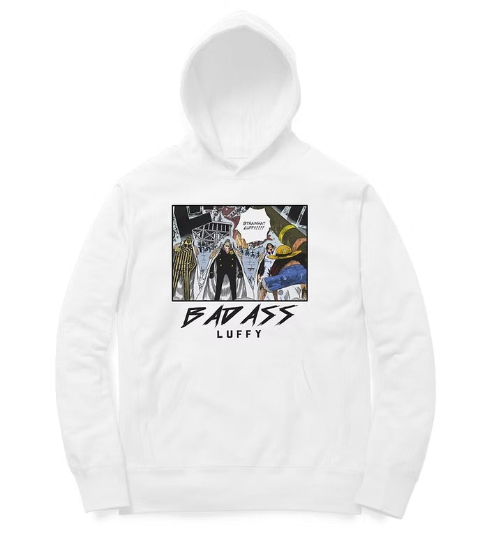 Badass Luffy One Piece Men's Hoodies