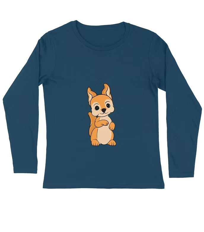 Animal - Naive Squirrel Men's Full SleeveT-shirt