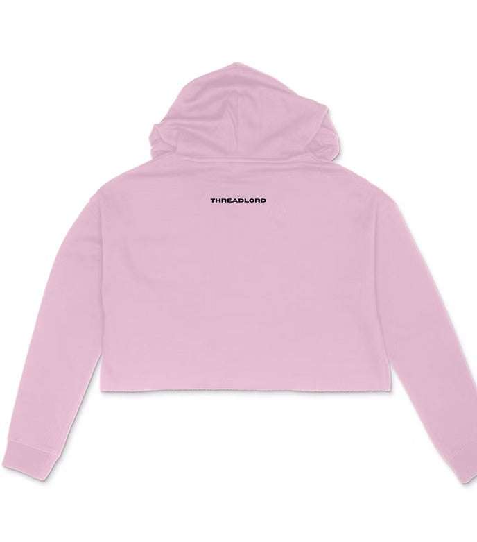 Animal - Confused Frog Women's Crop Hoodie