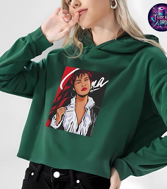 R & B Women's Cropped Hoodies