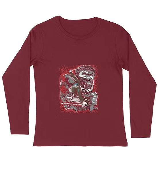 Attack On Titans Anime Men's Full Sleeve Round Neck T-Shirt